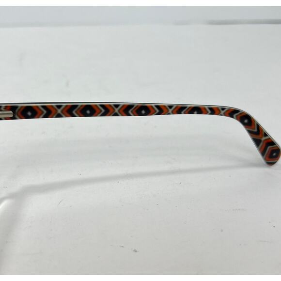 PRADA VPR 60P FAR-101 Black Half Jacket FRAMES ONLY  Orange Interior 54-17-140 - Picture 8 of 16